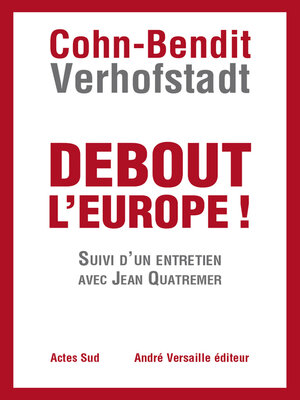 cover image of Debout l'Europe